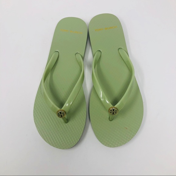 ❌SOLD❌TORY BURCH THIN FLIP FLOPS - GARDEN SAGE SZ7 - Picture 3 of 8